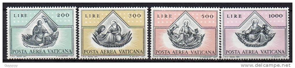 Vatican - Poste Aérienne - 1971 - Yvert N° 55 à 58 ** - Luftpost