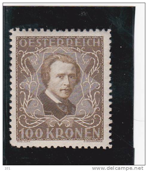 1922 ÖSTERREICHISCHE KOMPONISTEN100 KRONEN GEZ 11,5 ** - Ongebruikt