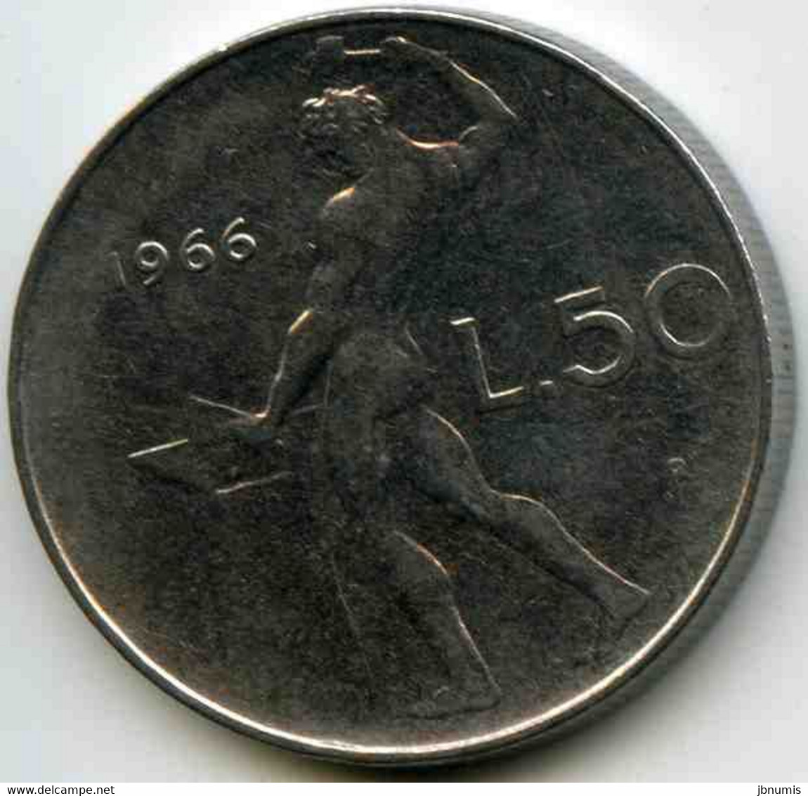 Italie Italia 50 Lire 1966 KM 95.1 - 50 Lire