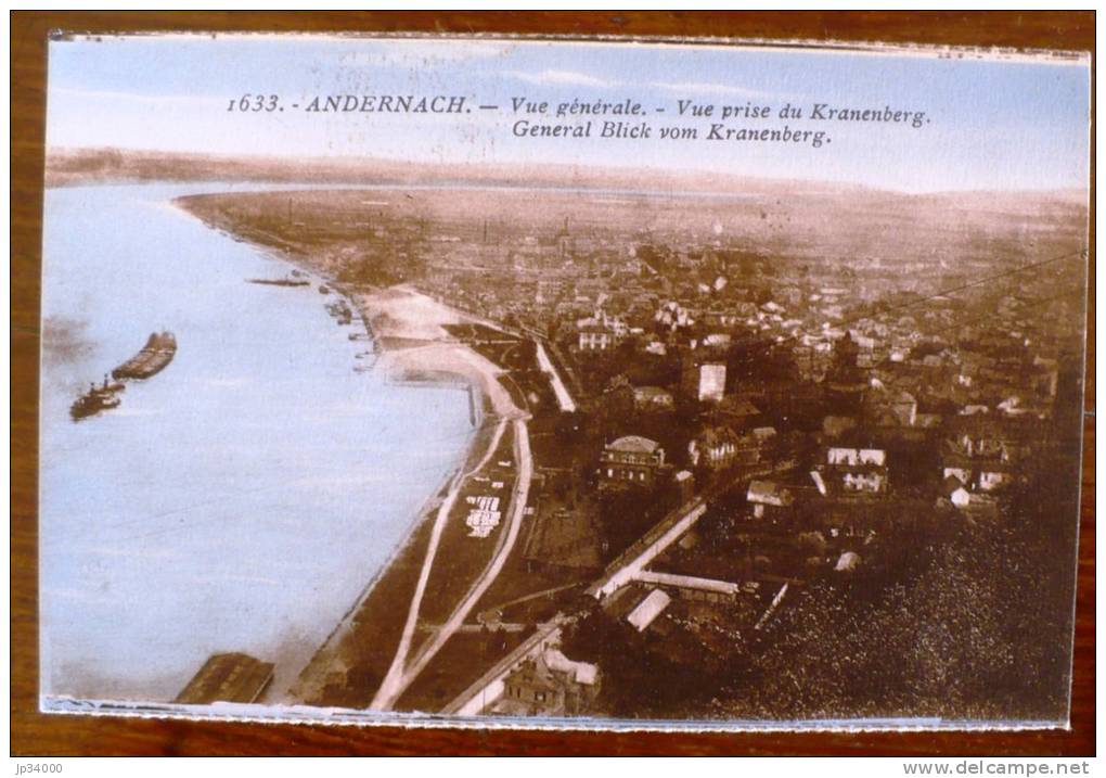 ALLEMAGNE: ANDERNACH - Vue Générale - Vue Prise Du Kranenberg - Andernach