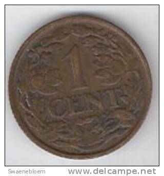 Munten - Nederland - 1 Cent Van 1928 - Koningrijk Der Nederlanden. - Netherlands. Coins Pay-Bas. Hollande. Wilhelmina. - 1 Cent