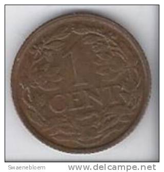 Munten - Nederland - 1 Cent Van 1937 - Koningrijk Der Nederlanden. - Netherlands. Coins Pay-Bas. Hollande. Wilhelmina. - 1 Cent