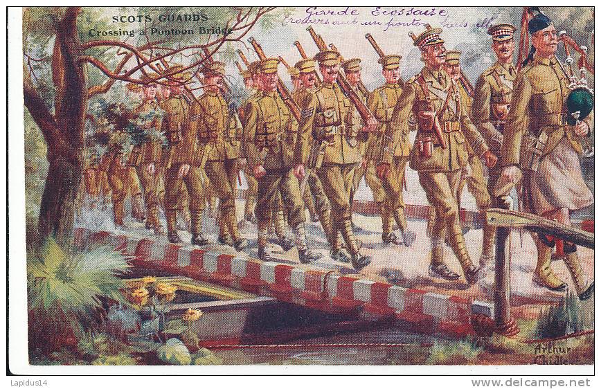 DD 104 / C P A   -  ILLUSTRATEUR  -  CHIDLEY  ARTHUR. - SCOTS   GUARDS - Autres & Non Classés