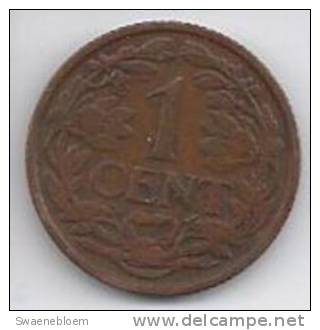 Munten - Nederland - 1 Cent Van 1922 - Koningrijk Der Nederlanden. - Netherlands. Coins Pay-Bas. Hollande. Wilhelmina. - 1 Cent