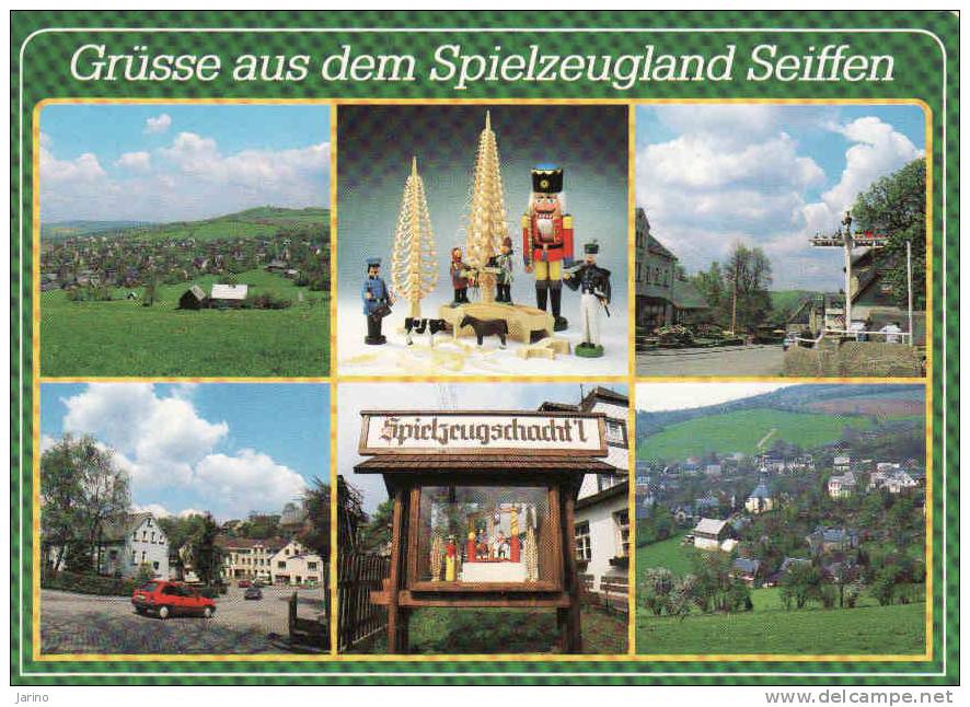 Deutschland, Sachsen, Spielzeugdorf Seiffen Im Erzgebirge, Gelaufen Ja - Seiffen