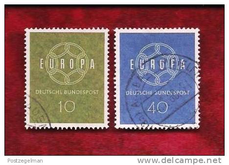 GERMANY 1959 Cancelled Stamp(s) Europa 320-321 - Used Stamps