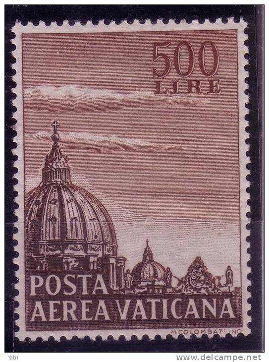 Vaticano - 1953 - Cupola Di S. Pietro Sass. A22-A23 ** Filigrana Lettere - Errors & Oddities