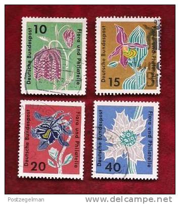 GERMANY 1963 Cancelled Stamp(s) Flora & Philately 392-395 - Used Stamps