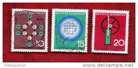 GERMANY 1964 Cancelled Stamp(s) Science & Tec Hnics 440-442 - Used Stamps