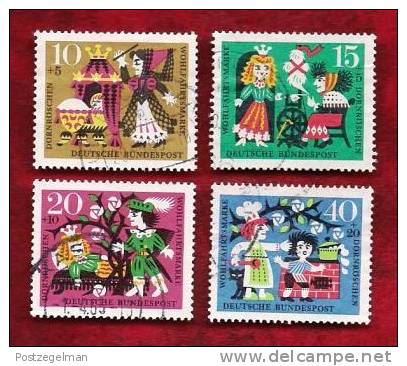 GERMANY 1964 Cancelled Stamp(s) Welfare Fairy Tales Grimm 447-450 - Used Stamps