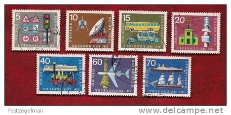 GERMANY 1965 Cancelled Stamp(s) Traffic Exposition 468-474 - Used Stamps