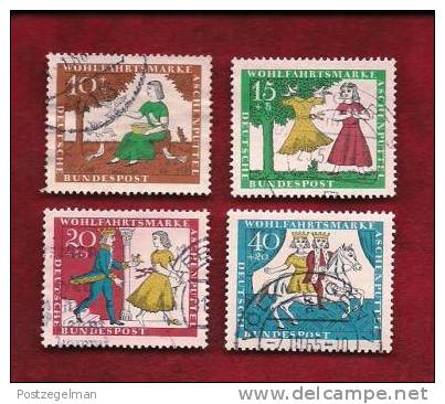 GERMANY 1965 Cancelled Stamp(s)  Welfare Fairy Tales Grimm 485-488 - Used Stamps