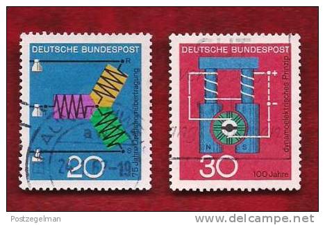 GERMANY 1966 Cancelled Stamp(s)  Technics 521-522 - Used Stamps