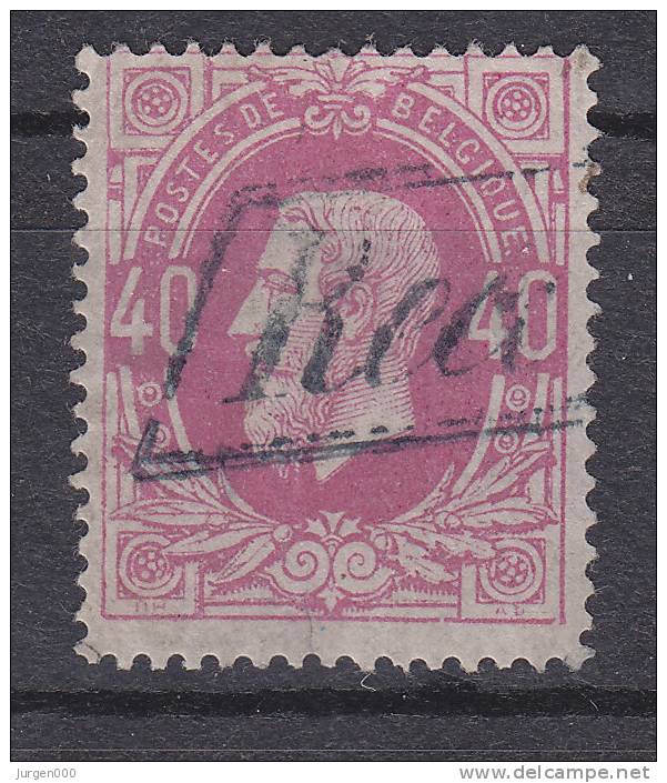 Nr 34A, Cote = +10 €, Met Afstempeling 'Reco(mmande)' (X14192) - 1869-1883 Léopold II