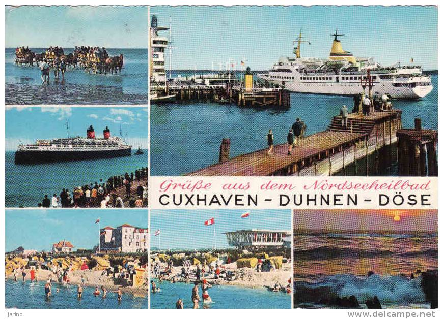 Deutschland > Niedersachsen, Cuxhaven-Duhnen-D&#337;se, Gelaufen Ja 1966 - Cuxhaven