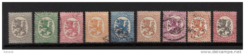 A-.823     - N° 66/69/70/72/74/75/77  ,. Obli  ,   COTE  1.30 €, - Used Stamps