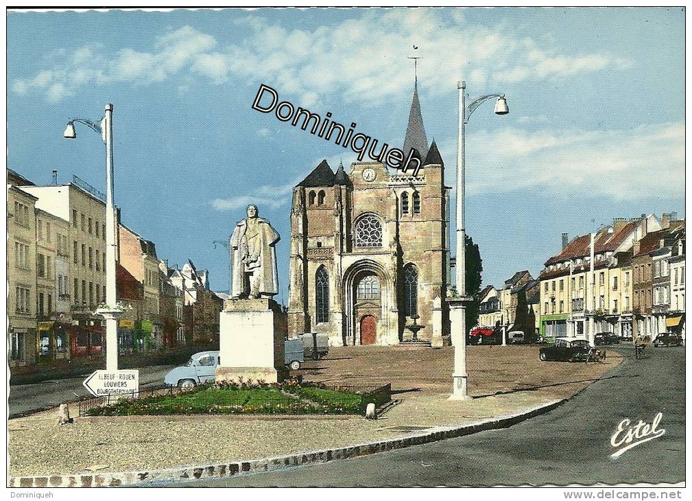 Eglise Saint Paul Place Dupont-de-l'Eure  Voitures DS - Le Neubourg