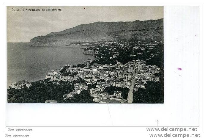 SORRENTO PANORAMA DA CAPODIMONTE  N ° 8346 ED BRUNNER - Afragola