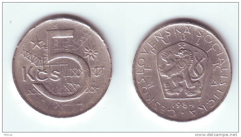 Czechoslovakia 5 Korun 1984 - Czechoslovakia