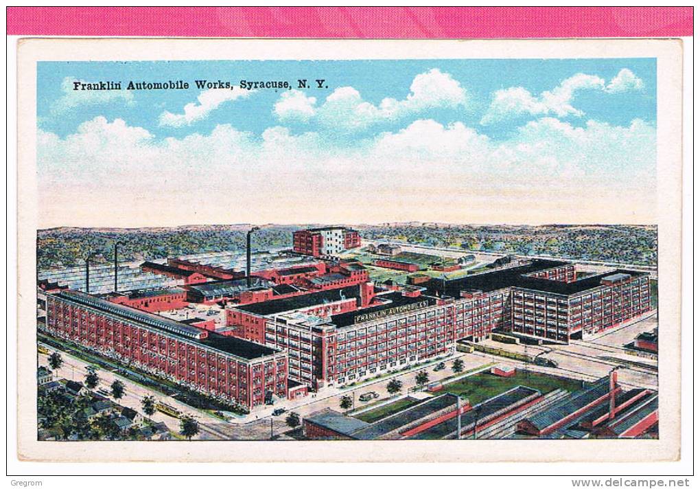 NEW YORK : Franklin Automobile Works SYRACUSE - Syracuse