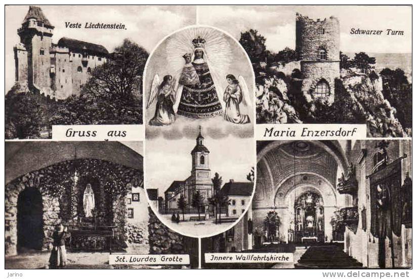 Österreich > Niederösterreich, Maria Enzersdorf B. Mödling 1931, Veste Liechtenstein. Gelaufen Ja 1931 - Maria Enzersdorf