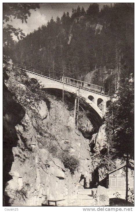 SUISSE - LE TRETIEN - Entrée Et Viaduc De La Gorge Du Triège - Ligne Martingy-Chamonix - Saint-Martin