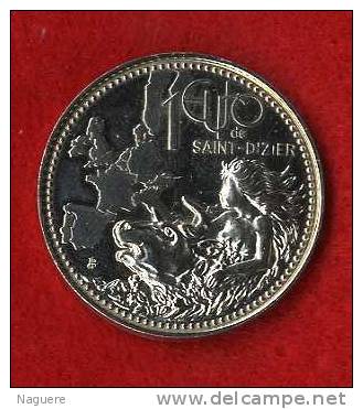 1 EURO DE SAINT DIZIER   -  JUIN 1998  PIECE EN ARGENT  -  TRES BON ETAT - France