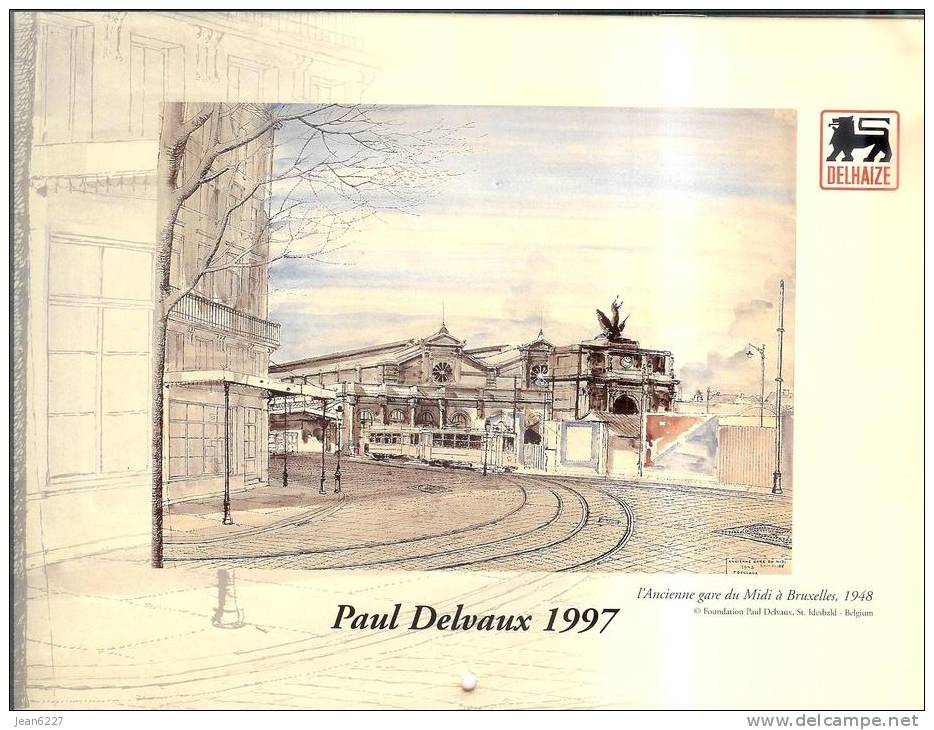Paul Delvaux 1997 - Delhaize - Grand Format : 1991-00