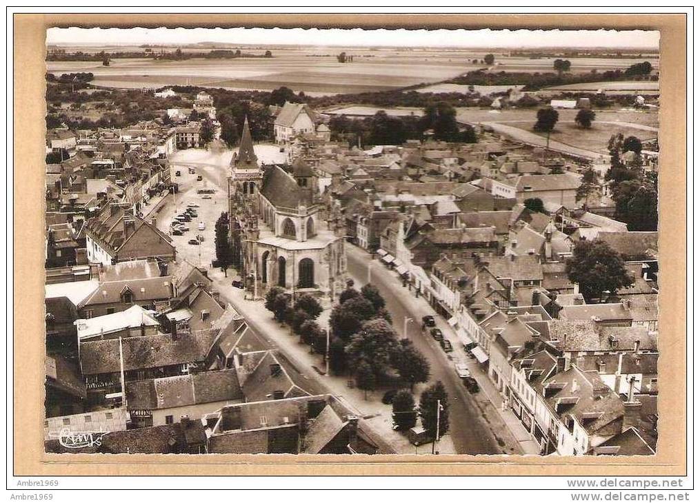 27   LE NEUBOURG Vue Aérienne De L´église Vers Le Vieux Château - Le Neubourg