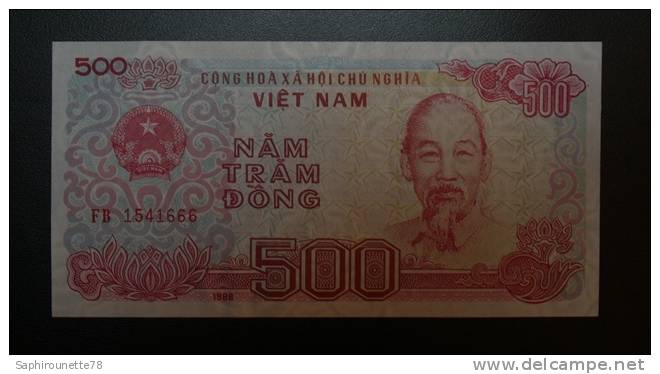 VIETNAM - Billet De 500 Dong – 1988 - N°FB 1541666 - Vietnam