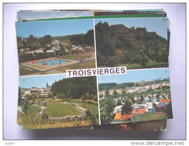 Luxemburg Luxembourg Troisvierges Panorama With Nice Village Views - Troisvièrges