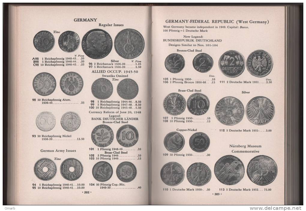 Lib005 Catalog Of Modern World Coins By Yeoman 10th Edition 1972 Vintage Catalogue Monnaies Old Book Catalogo Monete - Livres Anciens