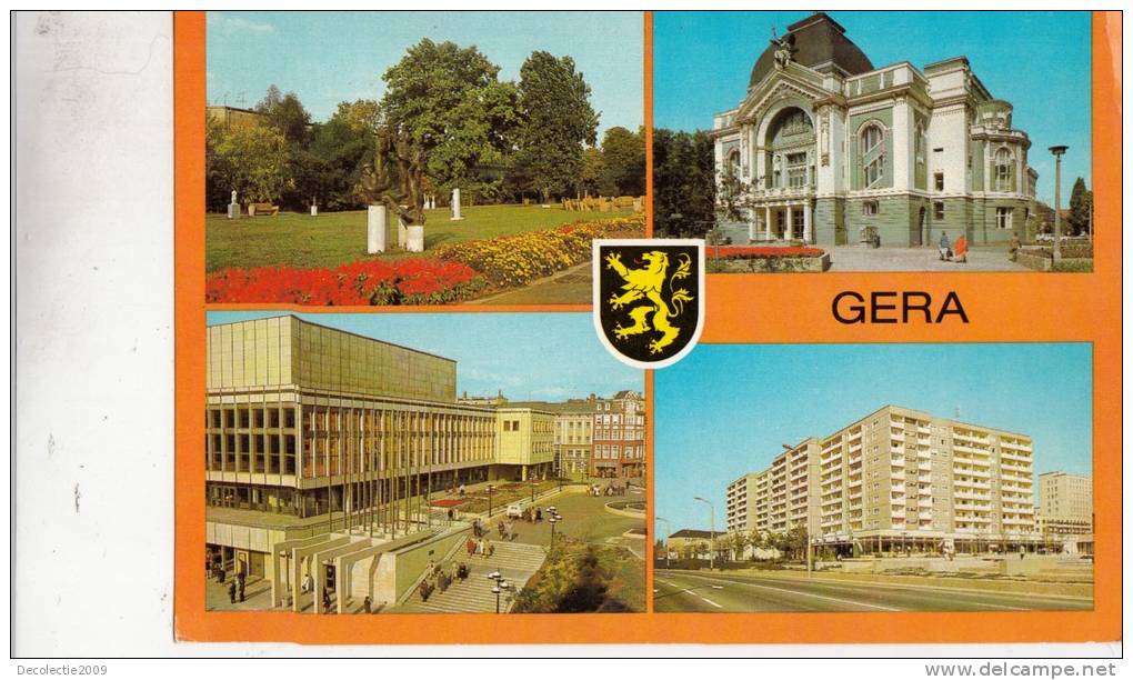 B47112 Gera  Park Der Oper Des Faschisms Not Used Good Shape - Gera