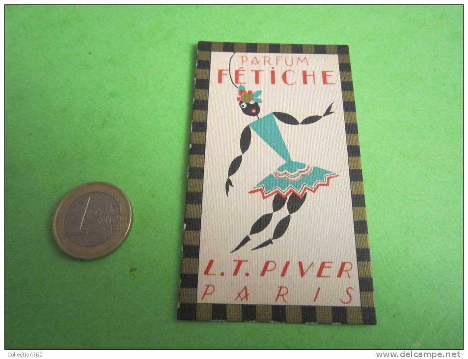 PIVER - FETICHE - CALENDRIER 1928/1929 - Carte Parfumée Ancienne - Anciennes (jusque 1960)