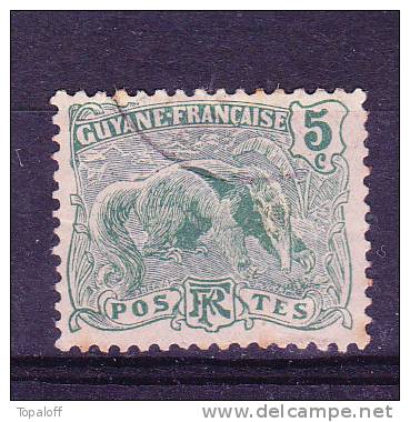 GUYANE N°52 Oblitéré  Traces Brunatres - Used Stamps