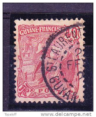 GUYANE N°59 Oblitéré Cachet Bureau Local St Laurent Du Maroni - Oblitérés