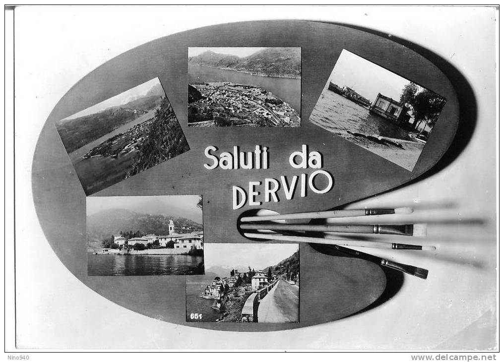 SALUTI DA DERVIO (LC)  -  VEDUTINE- F/G - V - Lecco