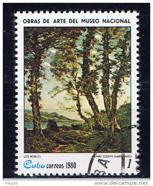 C+ Kuba 1980 Mi 2463 Gemälde - Usati