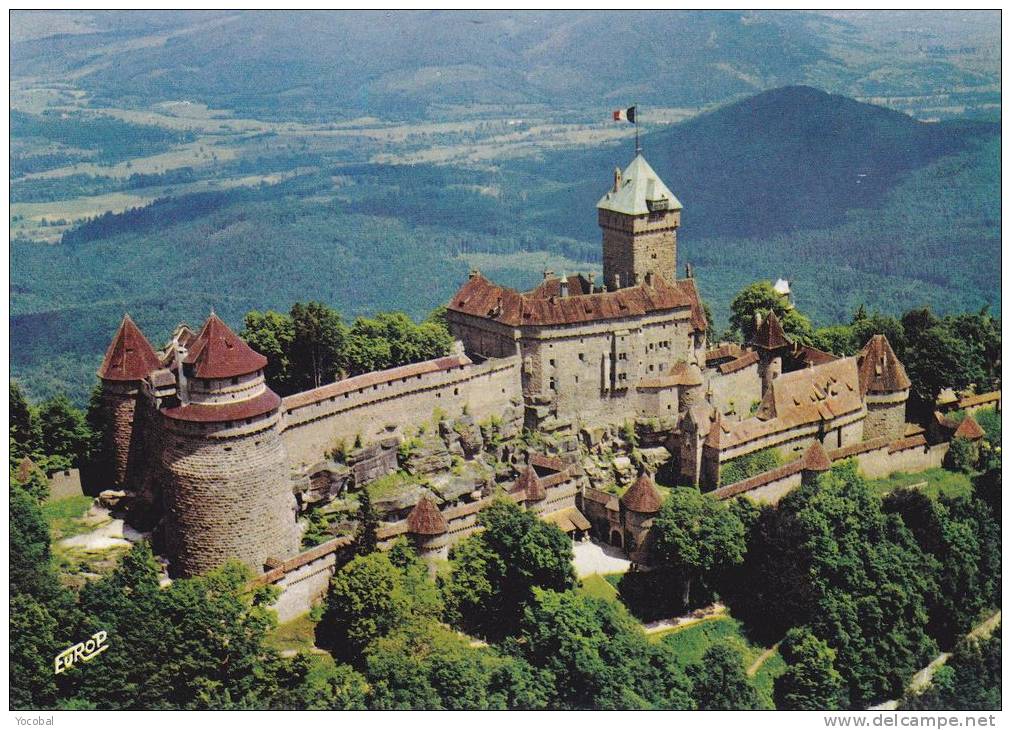 Cp , 67 , ORSCHWILLER , Château Du Haut-Koenigsbourg , Altitude 757 M. - Selestat