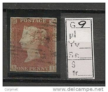 PENNY RED - SG # 9 - Used Stamps