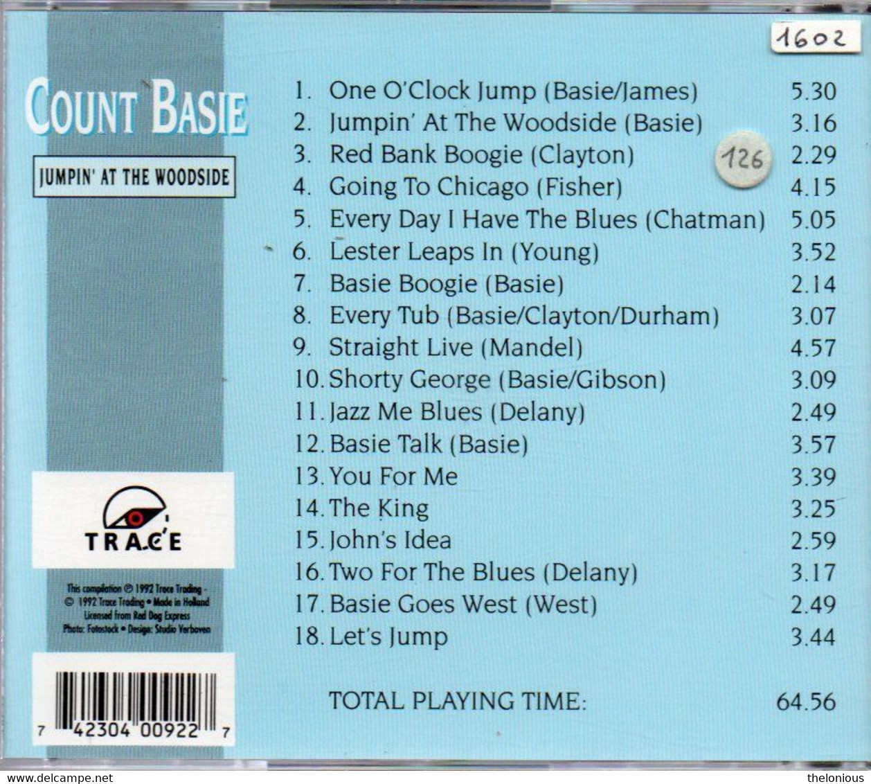 # CD: Count Basie – The World Of Count Basie - Jumpin' At The Woodside - Jazz