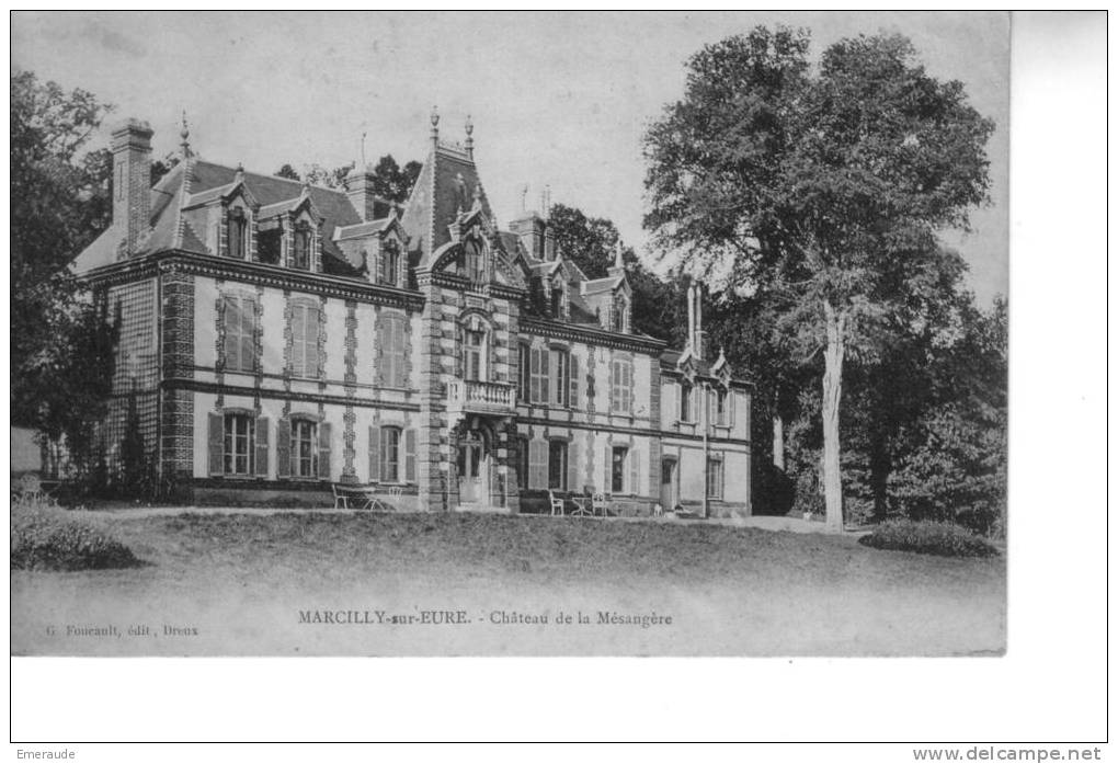 MARCILLY-sur-EURE  Château De La Mésangère - Marcilly-sur-Eure