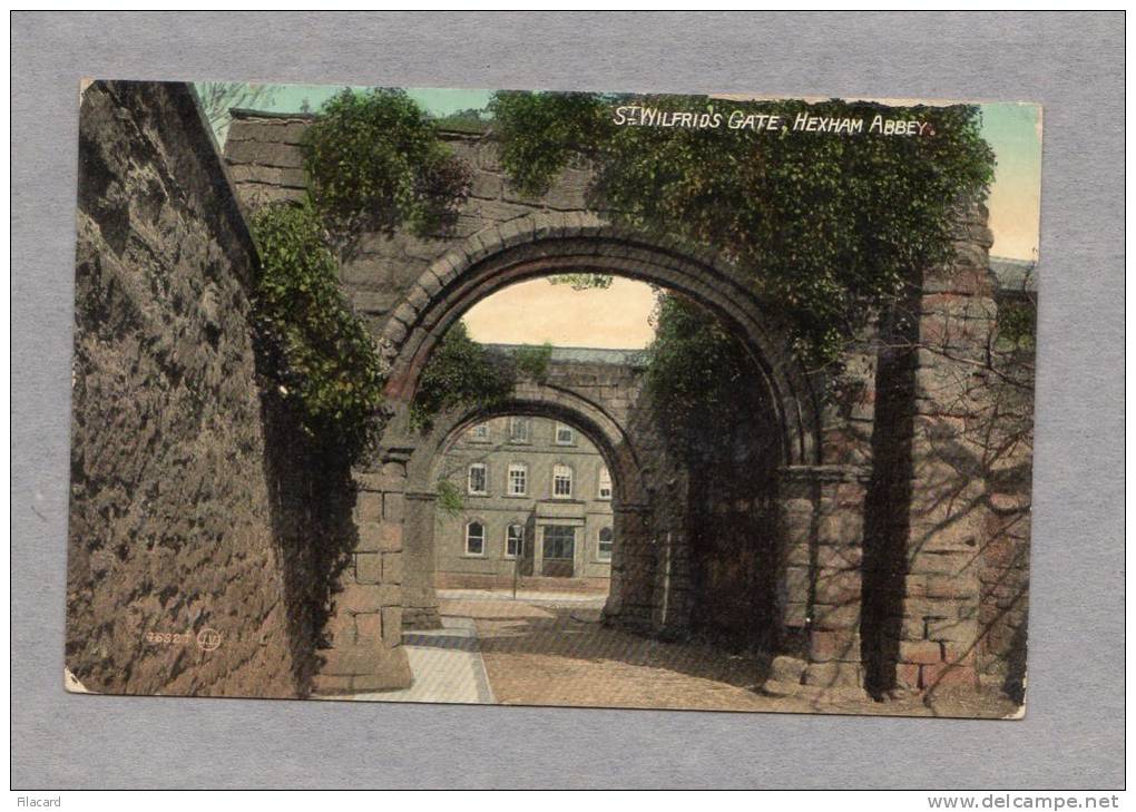 23441    Regno  Unito,  Hexham  Abbey,  St-Wilfrid"s  Gate,  VG  1908 - Autres & Non Classés