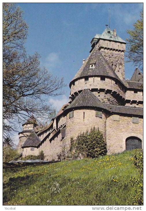 Cp , 67 , ORSCHWILLER , Le Château Du Haut-Koenigsbourg , Tour Sud-Est Et Donjon (depuis La Route En Contre-bas) - Selestat
