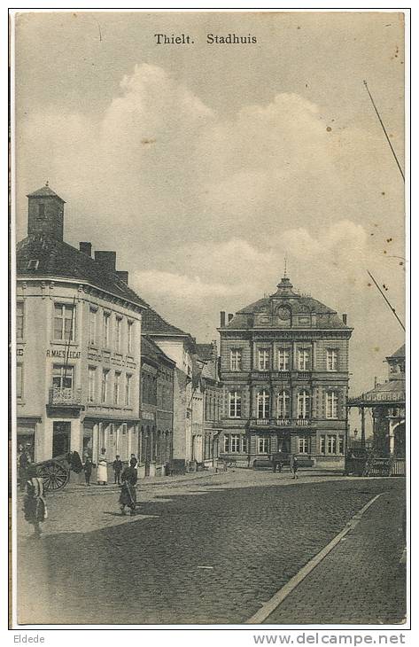 Thielt  Stadhuis  Edit R. Maes Lecat  Post Used - Tielt