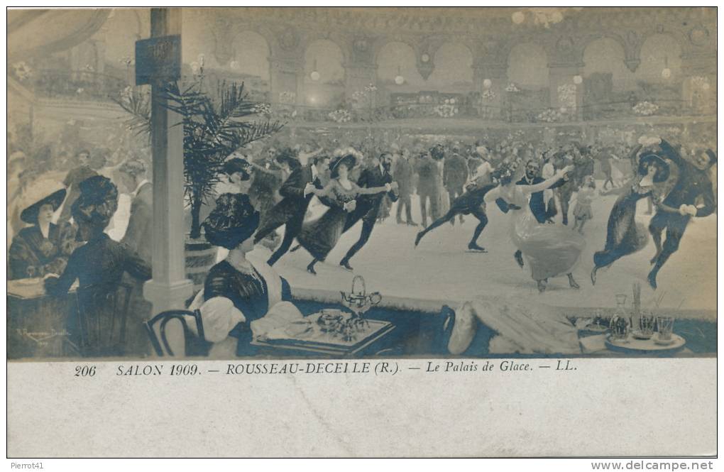 PATINAGE ARTISTIQUE - Salon 1909 - Le Palais De Glace - ROUSSEAU DECELLE - Eiskunstlauf