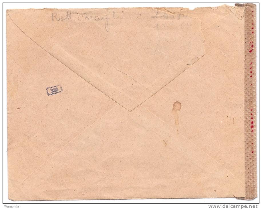 L.V.F. YT N° 2 & 3 Sur Lettre Censurée Avec Cachet Feldpost Du 18 4 1943 - Francobolli Di Guerra