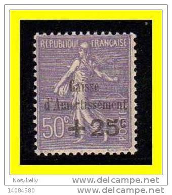 Semeuse Lignée  -  1931  -   Caisse D´amortissement  -  TP*  N°276 -  France - Unused Stamps