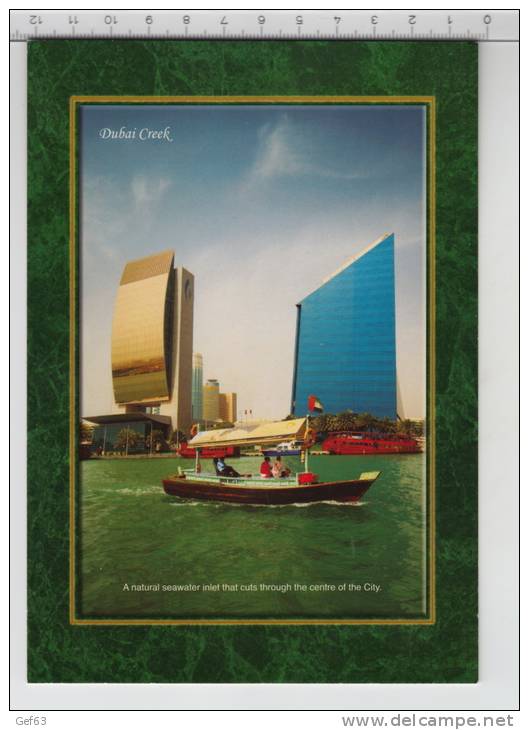 Dubai Creek ° A Natural Seawater Inlet That Trough The Centre Of The City - Ver. Arab. Emirate