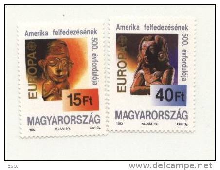 Mint Stamps Europa CEPT 1992  From Hungary - 1992